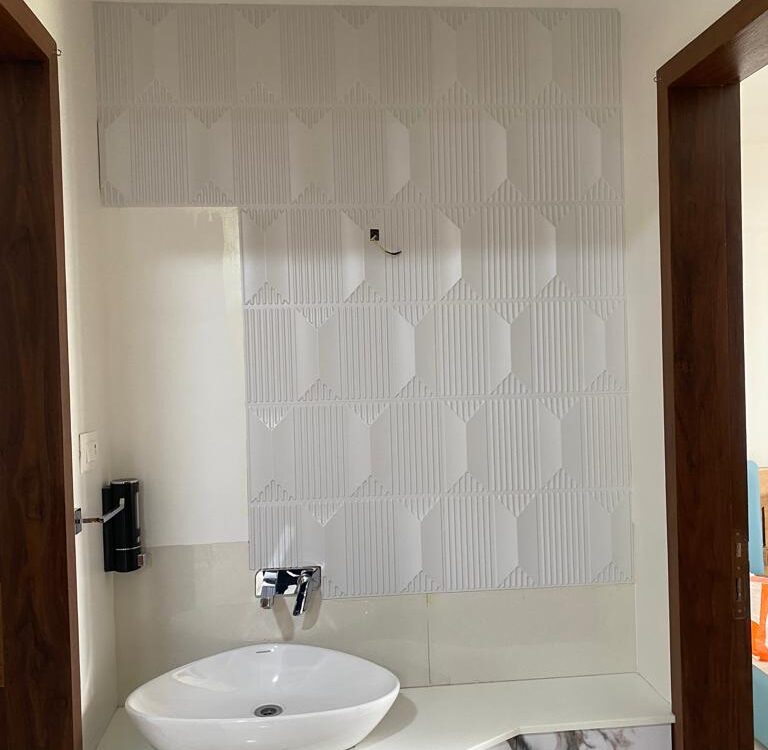 3D wall Panel = Artisan white 2